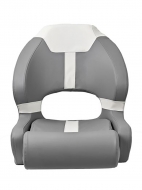 Складное сидение для лодки Marine Seat, серое, 50 см