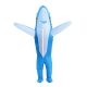 Надувной карнавальный костюм Акула, голубой (детский), рост 120-150см FZ1758AS